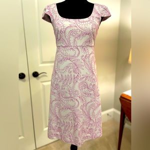 Lilly Pulitzer cap sleeve dress.
